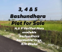 3,4 & 5 Bashundhara Plot for Sale | N,& P Verified Plots